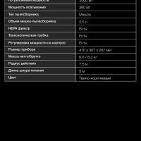 Пылесос HYV-B4055 2000Вт