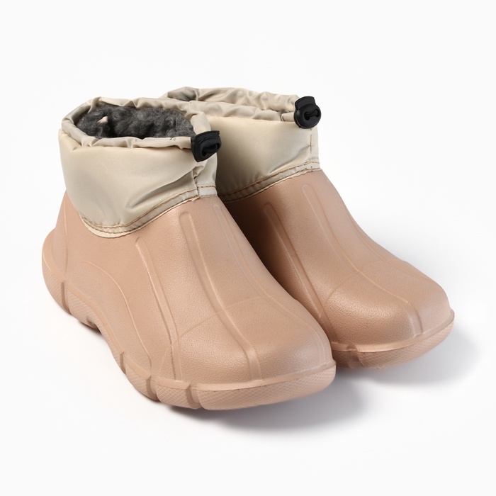 Полусапожки утепленные женские 4х4, цвет бежевый, размер 39 Полусапожки утепленные женские 4х4, цвет бежевый, размер 39