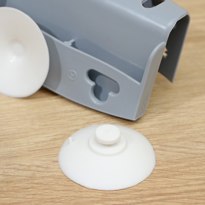 Подставка под губку на присосках, пластик, МИКС