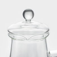 Турка стеклянная с крышкой Magistro &laquo;Арабика&raquo;, 350 мл, 19&times;8,5&times;14 см