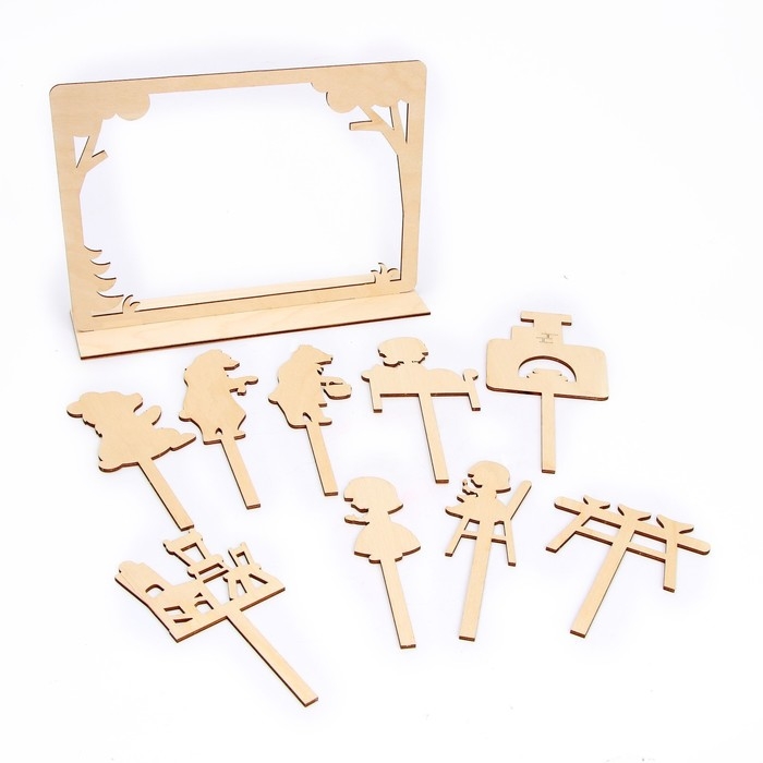 Теневой театр по мотивам русской народной сказки &laquo;Три медведя&raquo;