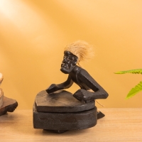 Шкатулка &laquo;Абориген хранитель&raquo;, 14&times;15&times;16 см, дерево