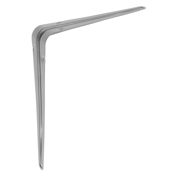 Кронштейн, 250х200х0.9 мм, металл, цвет хром Кронштейн, 250х200х0.9 мм, металл, цвет хром