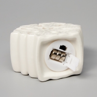 Светодиодная фигура "Снежинка" 9х4.4х8.8, 1 LED, LR44x3(в компл.), Т/БЕЛЫЙ