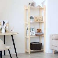 Стеллаж деревянный 4 полки 159 х 64 х 28 см "Альфа плюс"