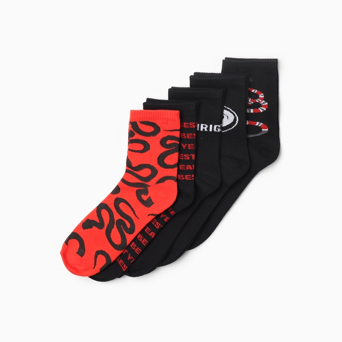 Набор мужских носков KAFTAN Zmeucci, размер 41-44 (27-29 см), 5 пар Набор мужских носков KAFTAN Zmeucci, размер 41-44 (27-29 см), 5 пар