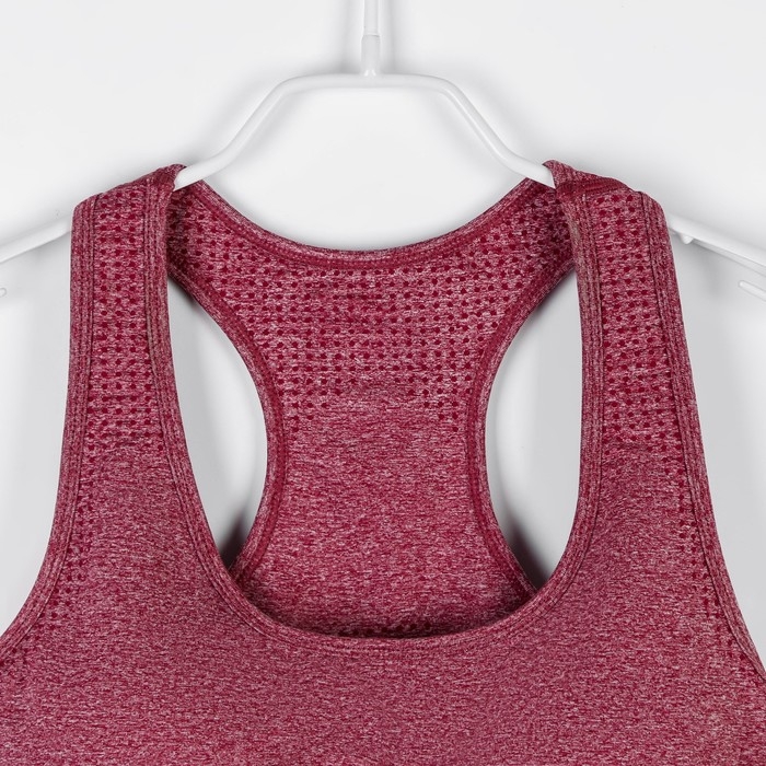 Топ женский спортивный пуш-ап, цвет розовый, SL Russian Brand, р-р S Топ женский спортивный пуш-ап, цвет розовый, SL Russian Brand, р-р S