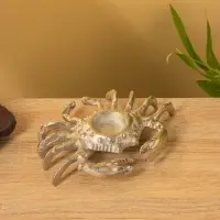 Подсвечник &laquo;Крабик&raquo;, 19&times;13&times;3.5 см, алюминий