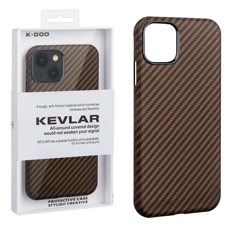 Чехол iPhone 13 Kevlar Brown