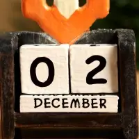 Календарь настольный &laquo;Якорь&raquo;, 7&times;4&times;10 см, дерево, чёрно-коричневый