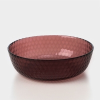 Набор стеклянной посуды «Идиллия», 19 предметов, цвет лилак Набор стеклянной посуды «Идиллия», 19 предметов, цвет лилак