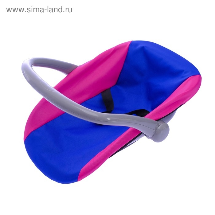 Коляска для кукол, с переноской, трёхколёсная, металлический каркас