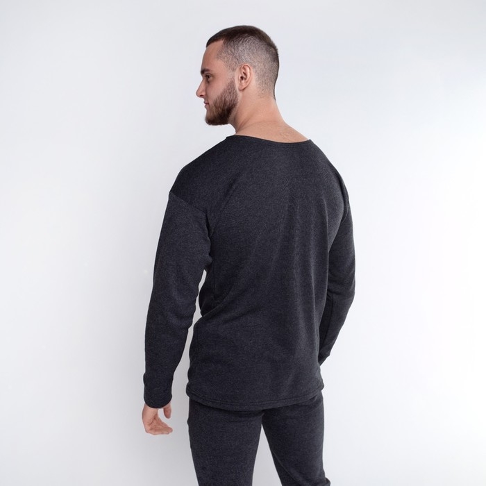 Термобелье (фуфайка, кальсоны) мужское НАЧЕС, цвет антрацит,  р-р 56-58