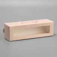 Коробка для макарун, кондитерская упаковка &laquo;Present&raquo;, 18 х 5.5 х 5.5 см