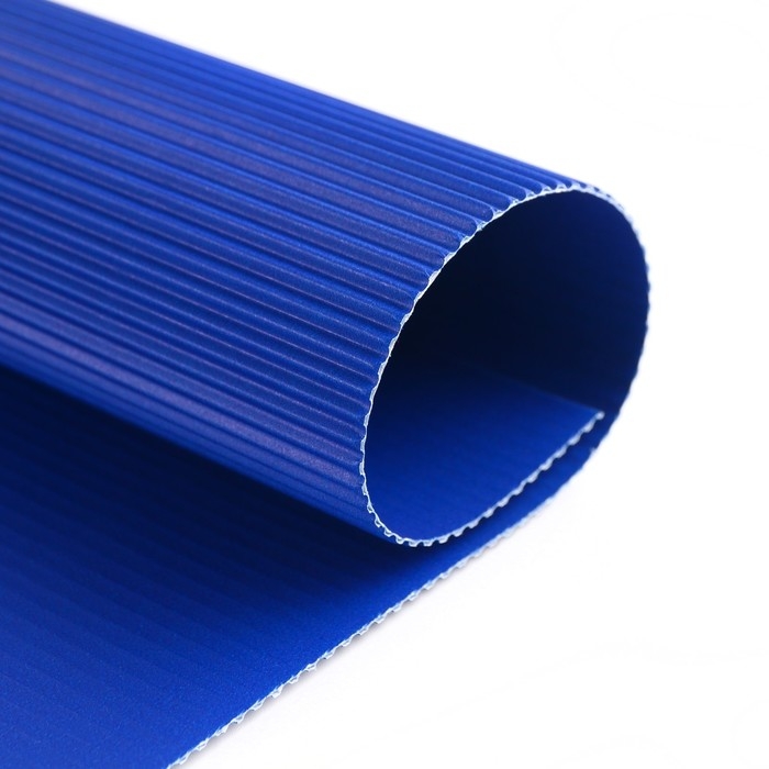 Картон цветной гофрированный, А4, 10 листов, 10 цветов, немелованный, двусторонний, в папке, 230 г/м&sup2;, Смешарики