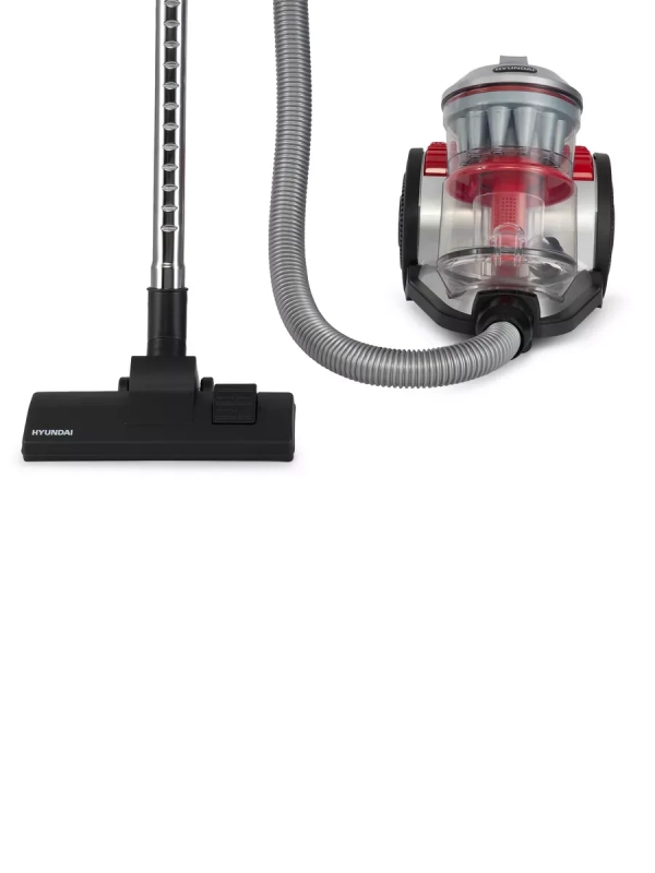 Пылесос HYV-C2950 2400Вт черный красный