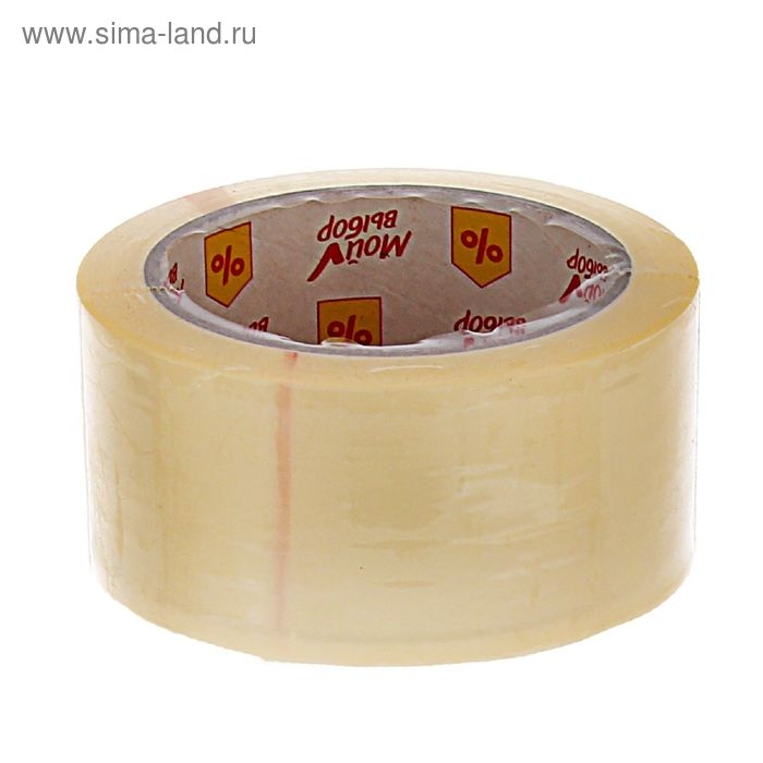 Клейкая лента Клейкая лента "Мой выбор", прозрачная, 48 мм х 66 м, 50 мкм