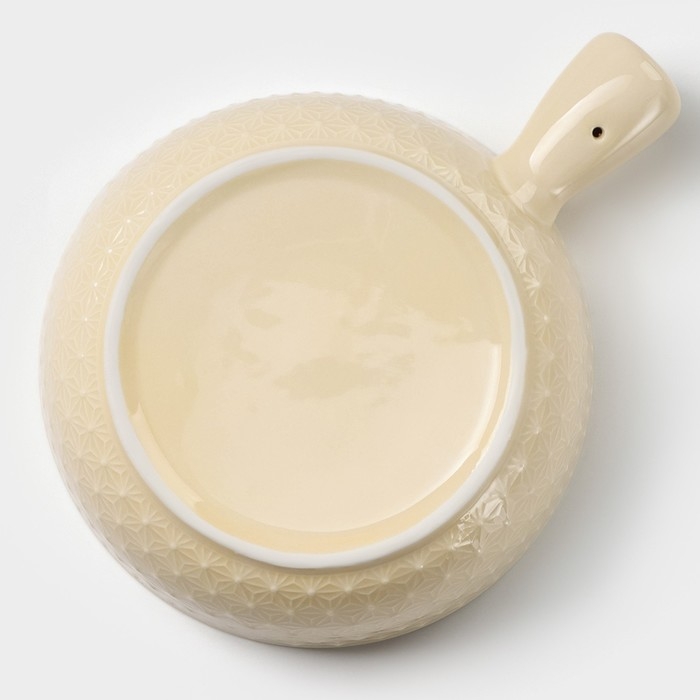 Кокотница керамическая &laquo;Мишка&raquo;, 550 мл, цвет бежевый