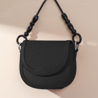 Ручки для сумки, 2 шт, 44,5 &times; 4,5 см, цвет чёрный