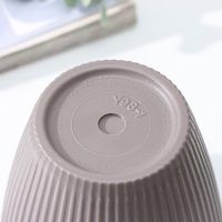 Кашпо для цветов &laquo;Рифф&raquo;, пластик, 450 мл, цвет МИКС