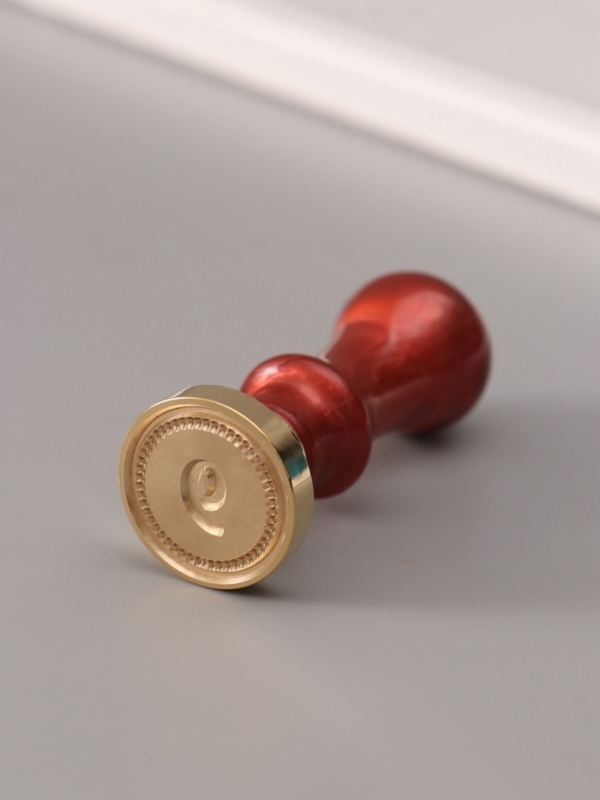 Печать для сургуча с пластиковой ручкой Печать для сургуча с пластиковой ручкой "Классика цифра 9" 2,5х2,5х6,3 см