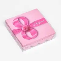 Коробка для печенья, &laquo; 8 марта&raquo; 12&times;12&times;3