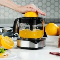 Электрическая соковыжималка для цитрусовых Source Force, серебристо-черная