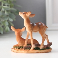 Сувенир полистоун "Два оленёнка" МИКС 10х5,6х9,6 см