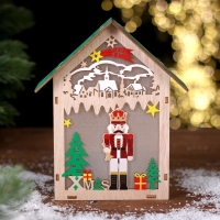 Новогодний декор с подсветкой &laquo;Щелкунчик&raquo; 15 &times; 5,5 &times; 18 см