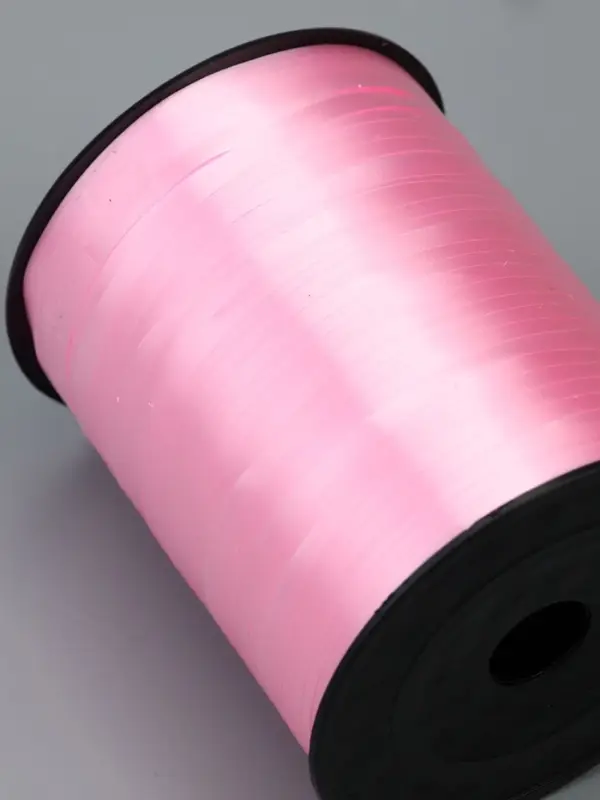 Лента для декора и подарков, светло-розовый, 0,5 см х 500 м