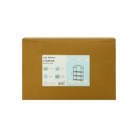 Стеллаж для рассады, 3 полки, 110 &times; 40 &times; 65 см, металлический каркас d = 12 мм, без чехла, Greengo