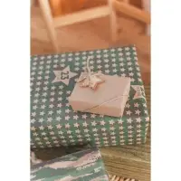 Бумага упаковочная крафтовая &laquo;Звёзды 23 февраля&raquo;, 50 х 70 см