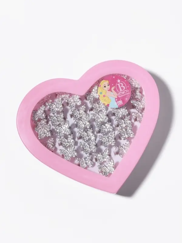 Кольцо детское Выбражулька &laquo;Бабочка&raquo;, стразы, белое в серебре, безразмерное