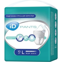 Трусы для взрослых iD Pants, размер L, 10 шт. Трусы для взрослых iD Pants, размер L, 10 шт.