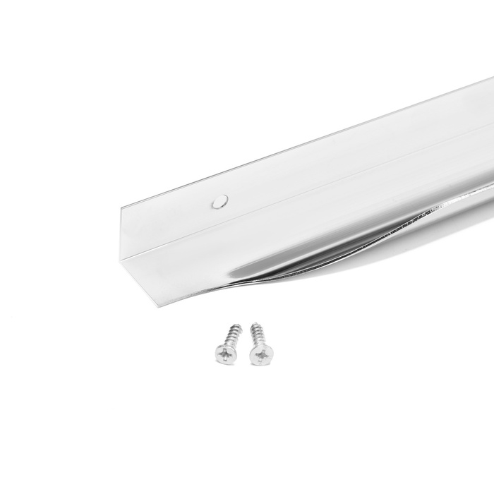 Ручка торцевая CAPPIO RP100CH, L=200 мм, цвет хром, 4 шт.