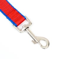 Поводок 7 м х 2 см, сине-красный