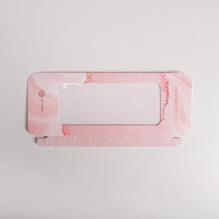 Коробка для шоколада, кондитерская упаковка, &laquo;8 марта&raquo;, с окном, 17.3 х 8.8 х 1.5 см