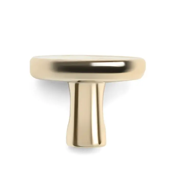 Ручка-кнопка CAPPIO РК103, d=33 мм, пластик, цвет золото