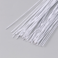 Проволока для изготовления искусственных цветов "Белая" длина 40 см сечение 0,07 см набор 50 шт 10 Проволока для изготовления искусственных цветов "Белая" длина 40 см сечение 0,07 см набор 50 шт 10