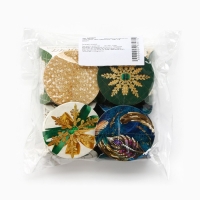 Новогодняя свеча чайная &laquo;Новый год: Праздничная&raquo;, d = 4 см, МИКС