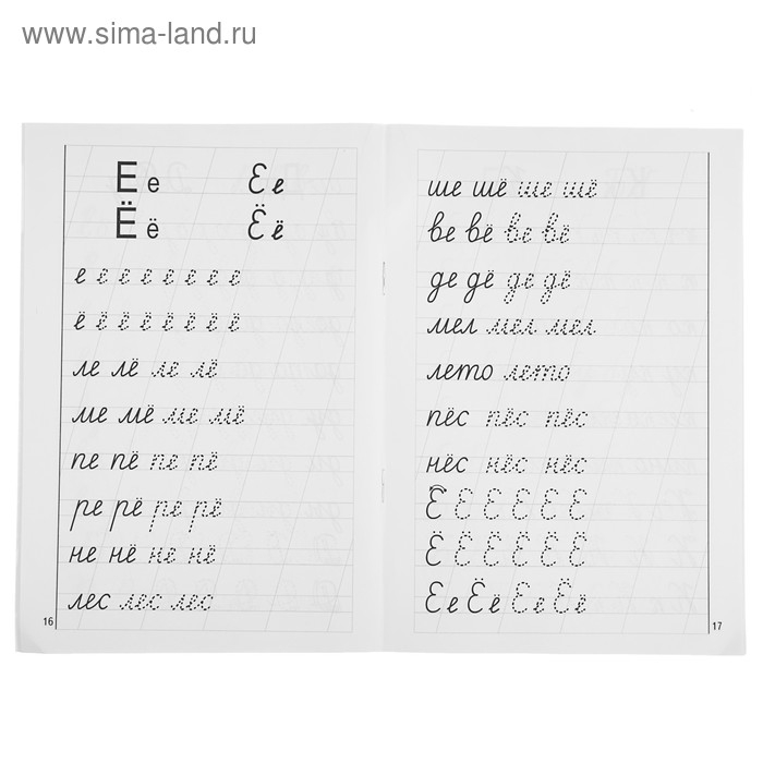 Рабочая тетрадь для детей 6-7 лет &laquo;Мои первые прописи&raquo;, Бортникова Е.