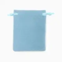 Мешочек бархатный, 7&times;9 см, голубой