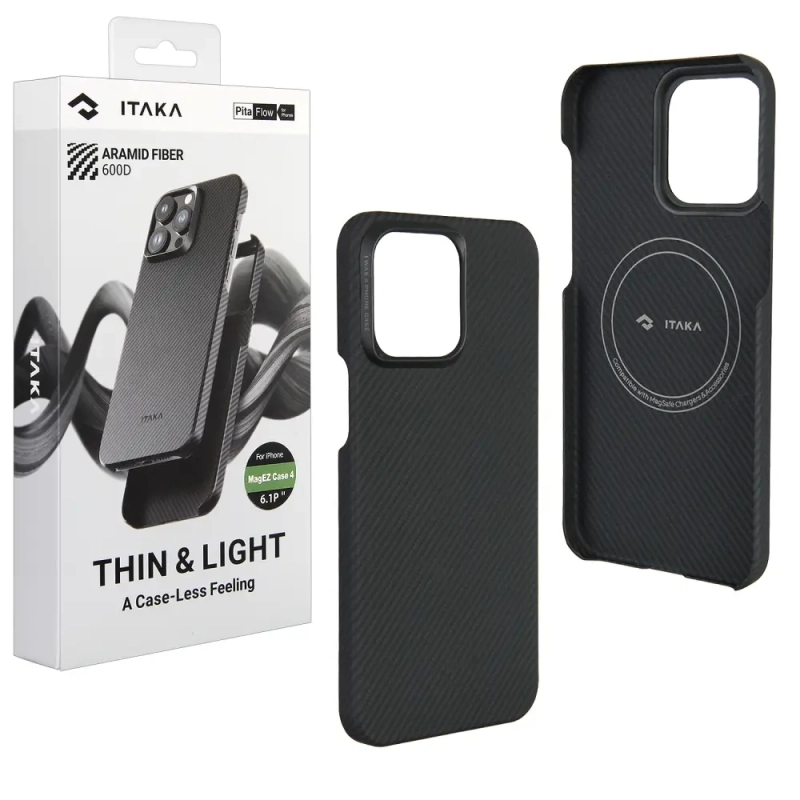 Чехол iPh 14 Pro ITAKA MagEZ Black