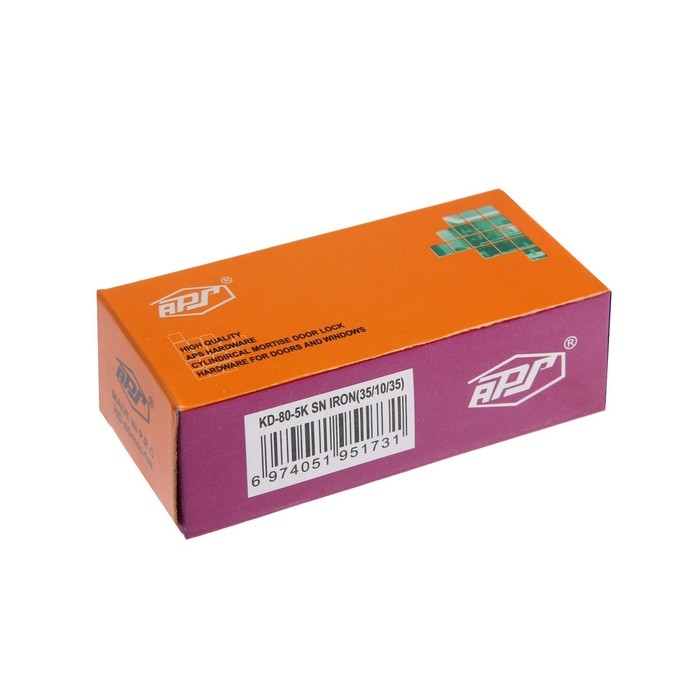 Цилиндровый механизм, 80 мм, перфор. ключ, 5 ключей, цвет золото