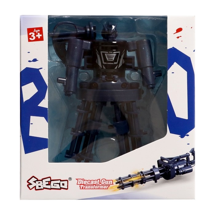 Робот &laquo;Миниган&raquo;, трансформируется, с металлическими элементами