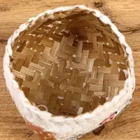 Корзинка &laquo;Кот&raquo;, 8&times;8&times;13 см, бамбук