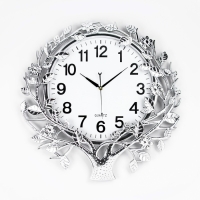 Часы настенные, серия: Интерьер, "Дерево", плавный ход, 1АА, d-37 см, 57 х 56 см Часы настенные, серия: Интерьер, "Дерево", плавный ход, 1АА, d-37 см, 57 х 56 см