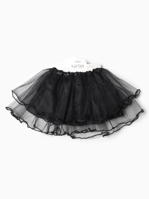 Юбка сетка детская KAFTAN, черный, размер 28