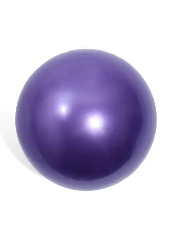 Мяч для художественной гимнастики FIG Металлик, диаметр 15см, цвет фиолетовый