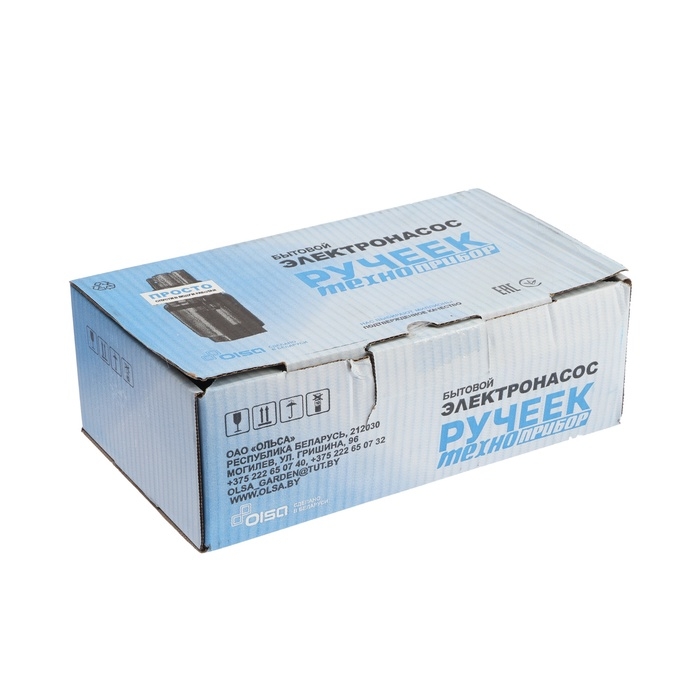 Насос вибрационный "Ручеёк", верхний забор, 225 Вт, напор 60 м, 18 л/мин, 10 м